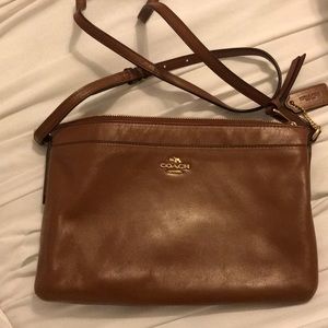 New Coach small leather shoulder bag